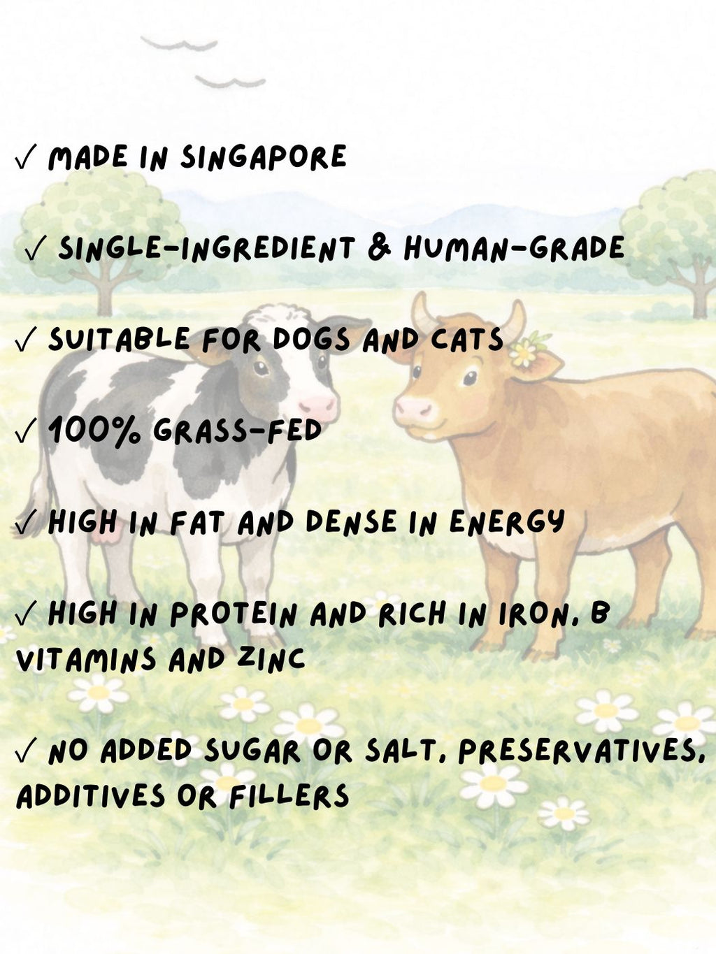 Freeze-Dried Grass-Fed Beef Tongue 50g