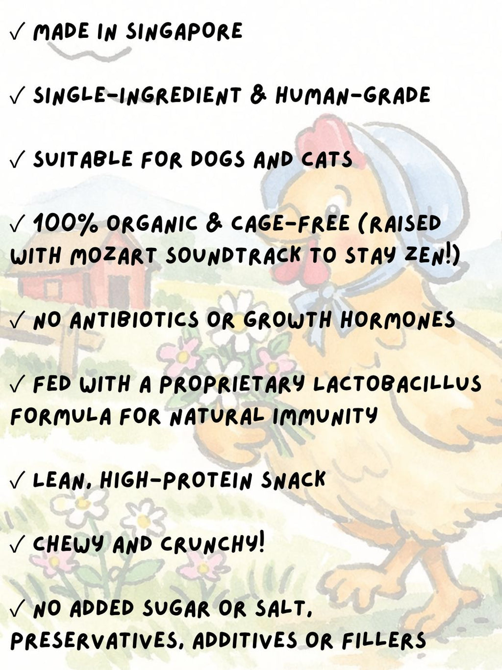 Freeze-Dried Organic Chicken Gizzard 50g