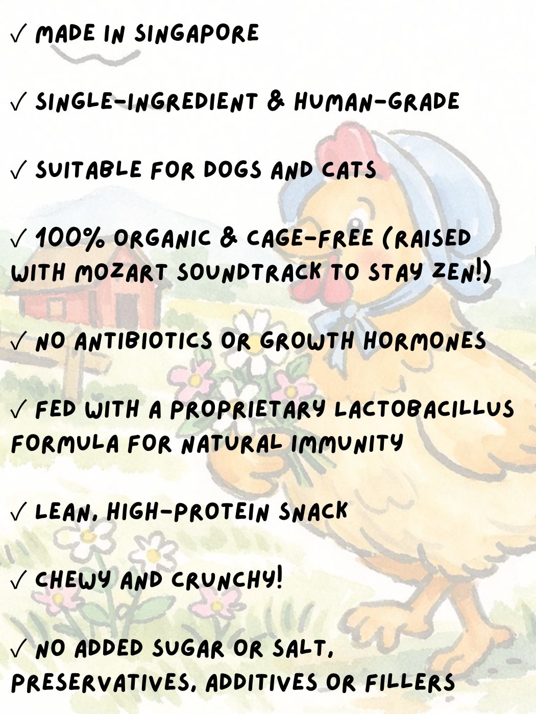Freeze-Dried Organic Chicken Gizzard 50g