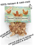 FREEZE DRIED ORGANIC CHICKEN GIZZARD 50G