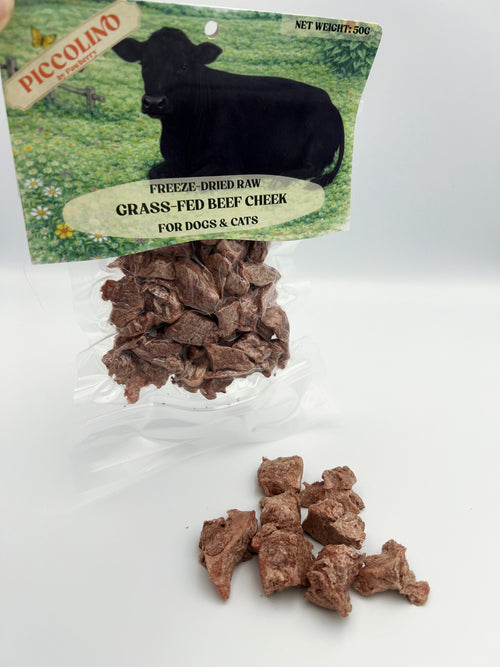 FREEZE DRIED GRASS-FED BEEF CHEEK 50G