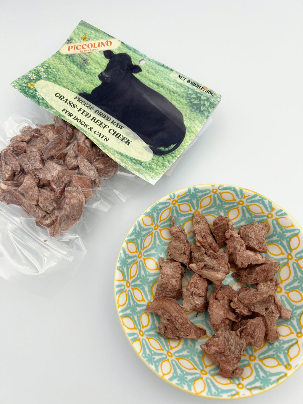 FREEZE DRIED GRASS-FED BEEF CHEEK 50G