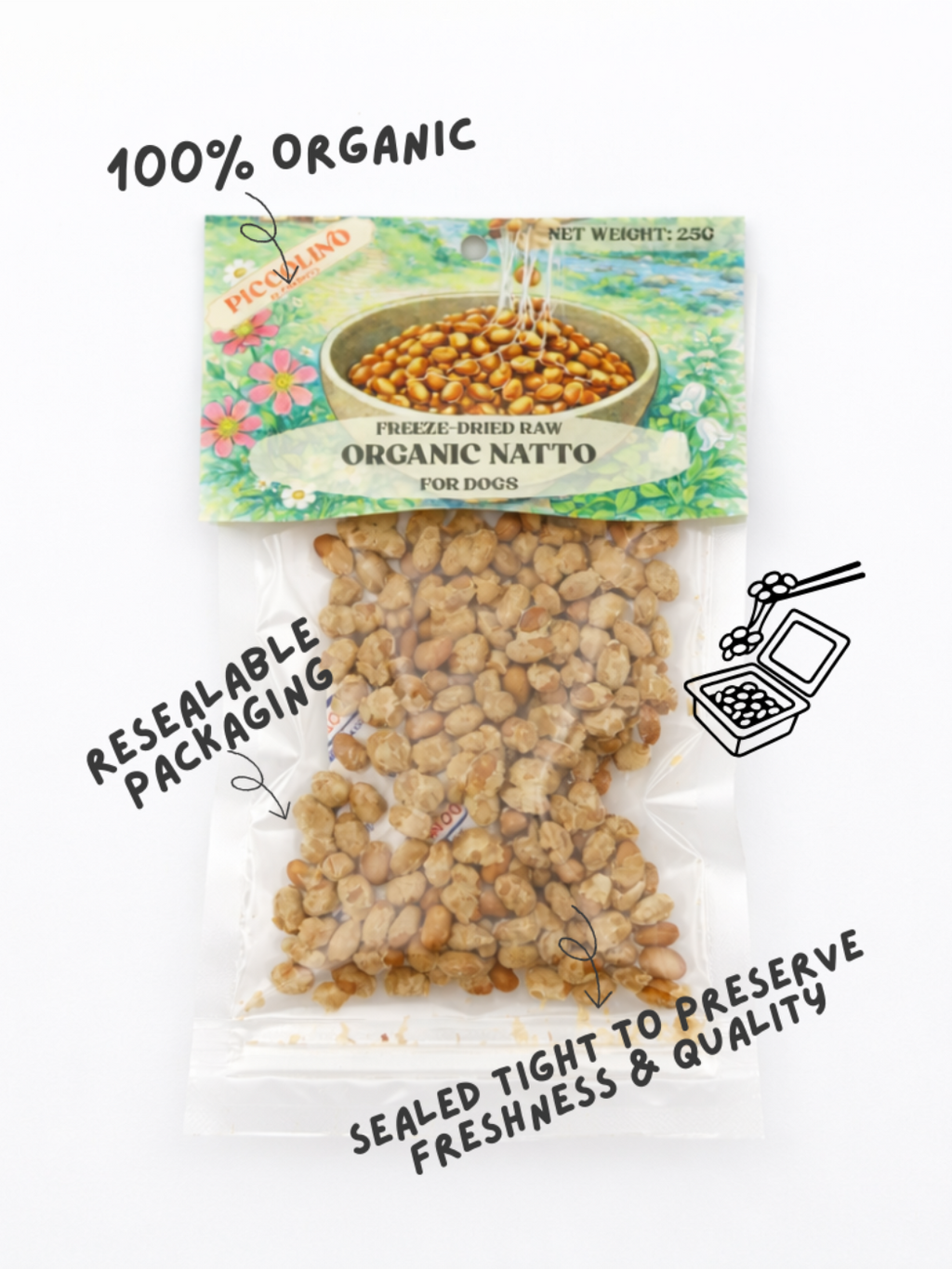 FREEZE DRIED ORGANIC NATTO 25G