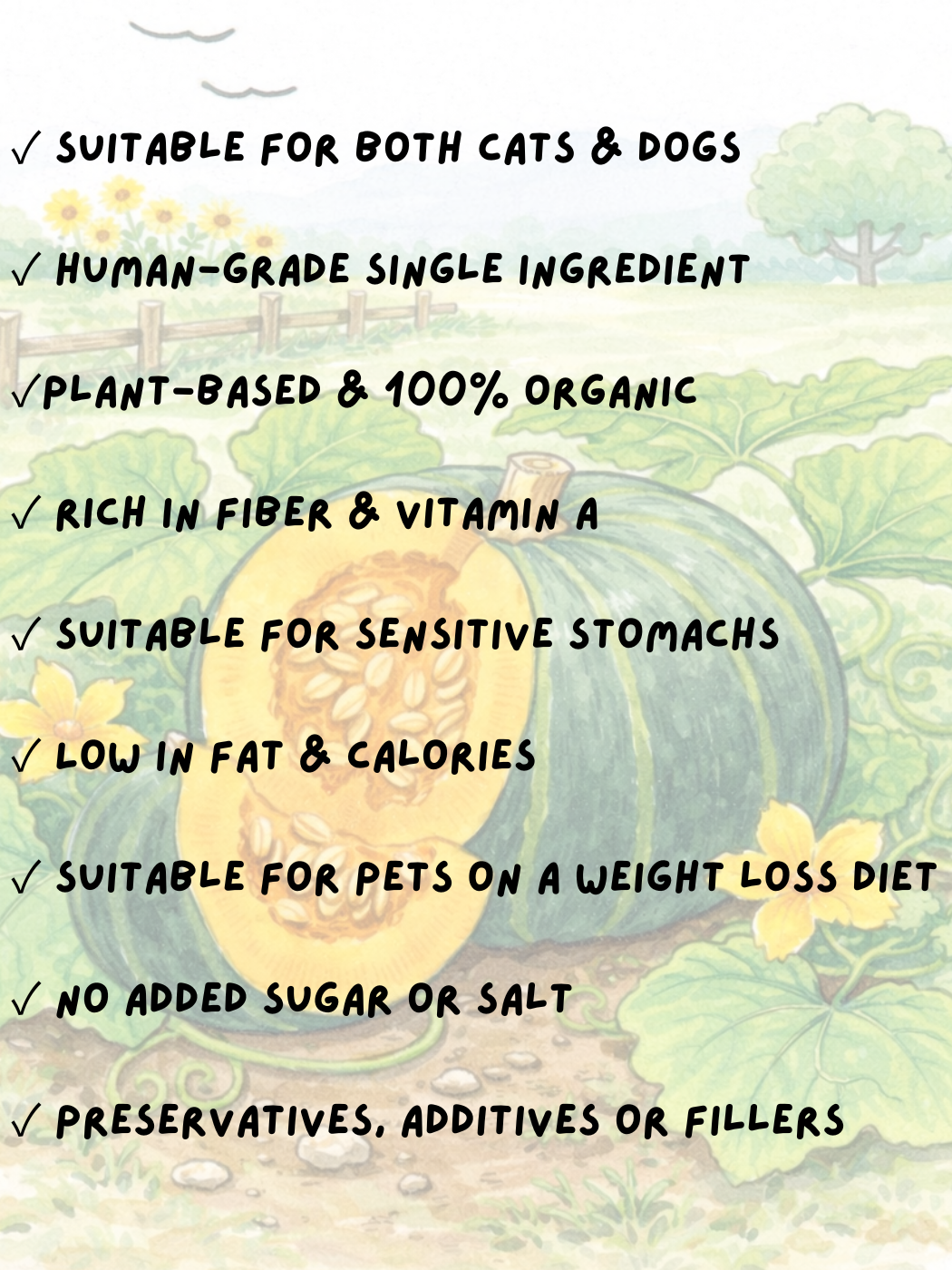FREEZE DRIED ORGANIC PUMPKIN 25G