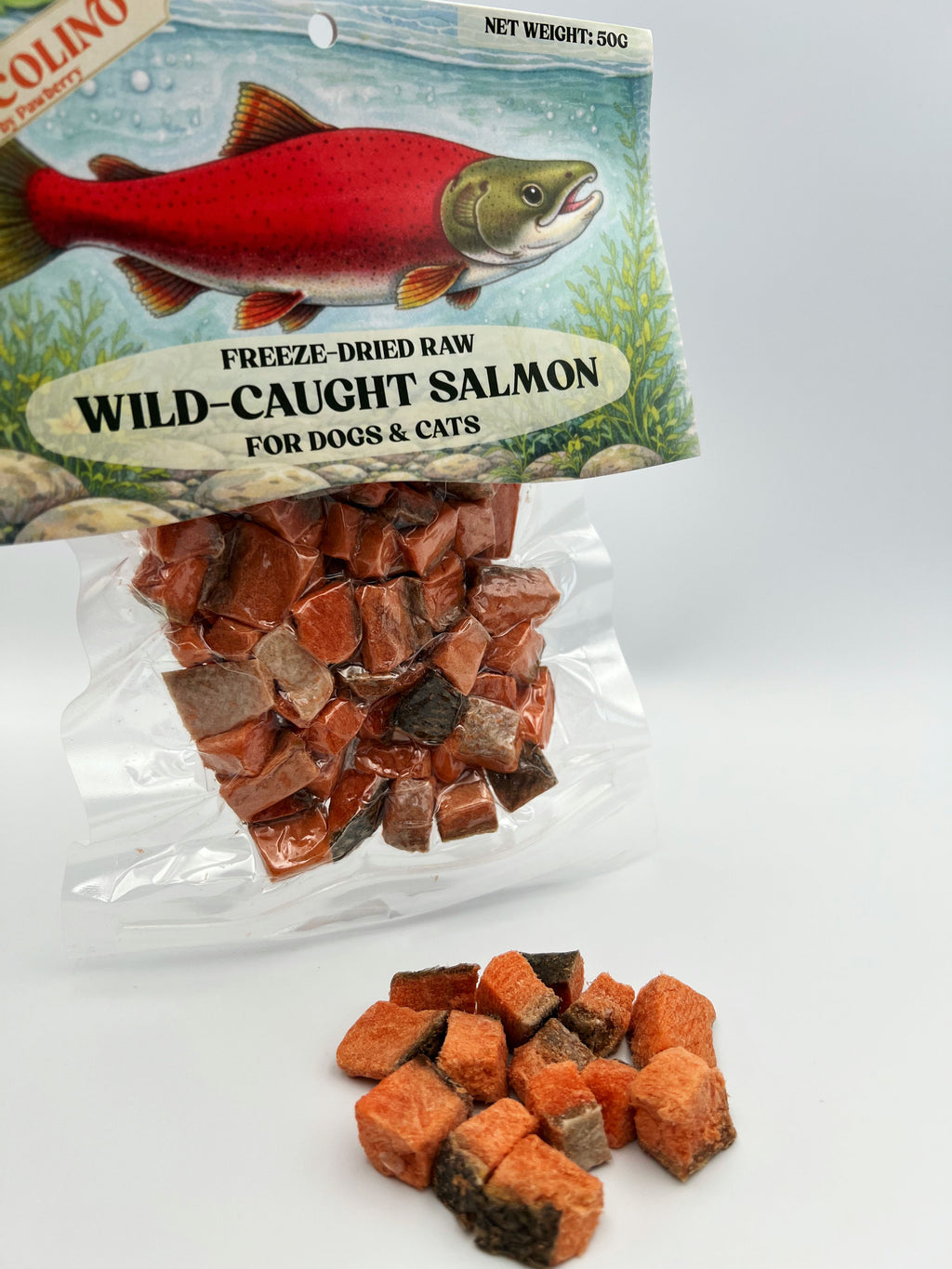 FREEZE DRIED WILD CAUGHT SALMON 50G