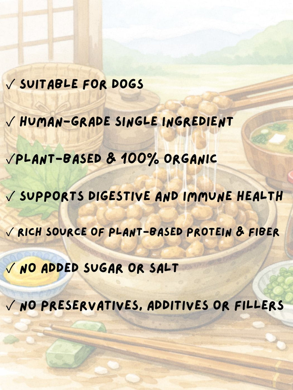 FREEZE DRIED ORGANIC NATTO 25G