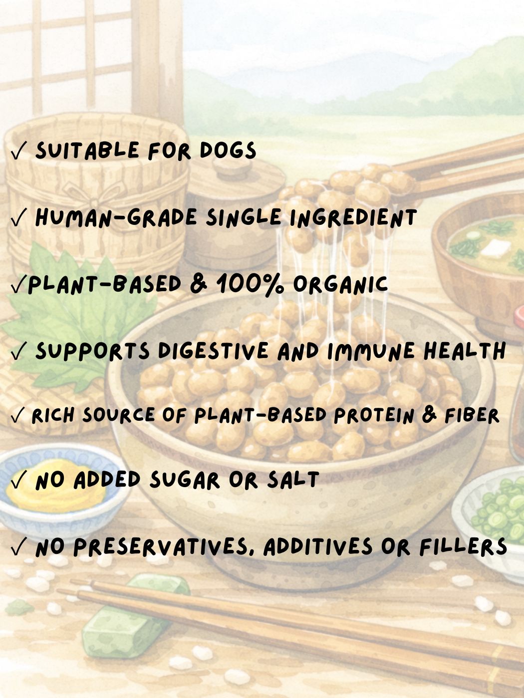 FREEZE DRIED ORGANIC NATTO 25G